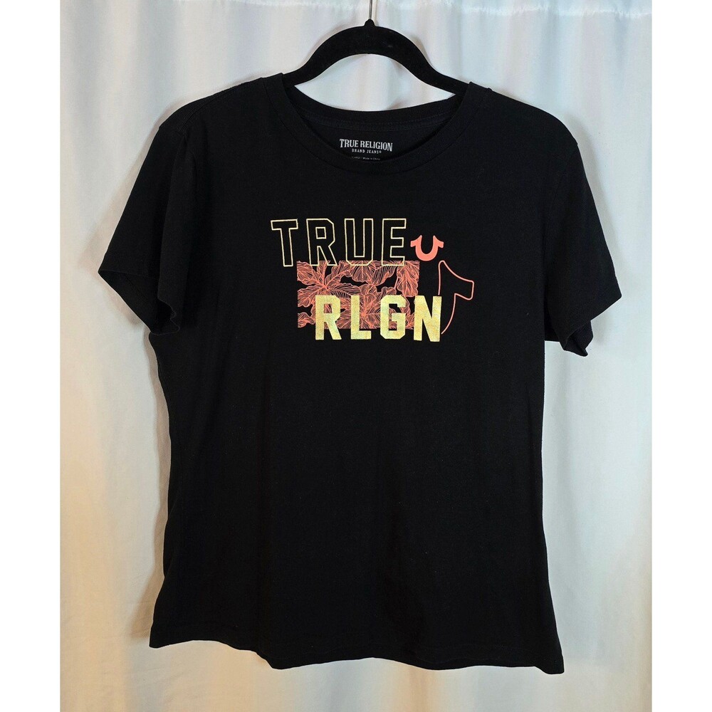 True Religion Black Graffic T-shirt